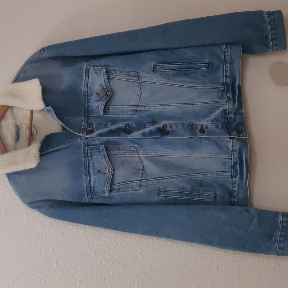 American brand jean jacket size LG